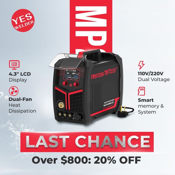 FIRSTESS MP200 5-in-1 Welder & Cutter – YesWelder 广告素材