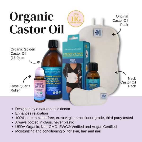 Organic Castor Oil 16.9oz – Holistic Goddess 广告素材