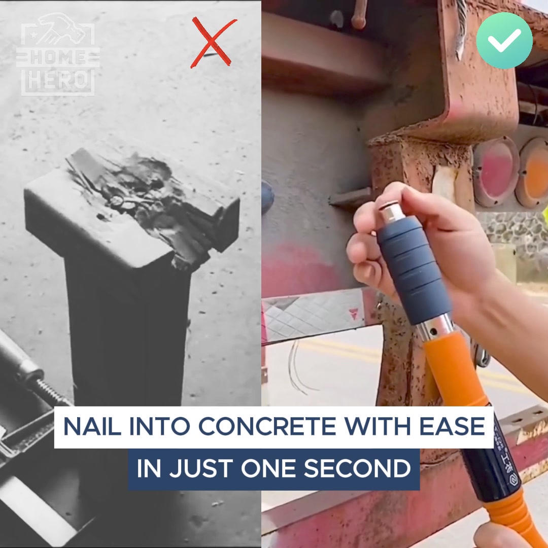 HomeHero™ Mini Cordless Nail Gun + Nails – Home Hero 广告素材