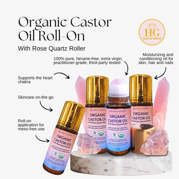 Organic Castor Oil 16.9oz – Holistic Goddess 广告素材