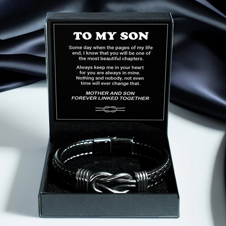 To My Son - Forever Linked Premium Bracelet Gift Set 广告素材
