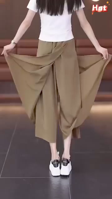 ８分丈ガウチョパンツ - 78buysale.com