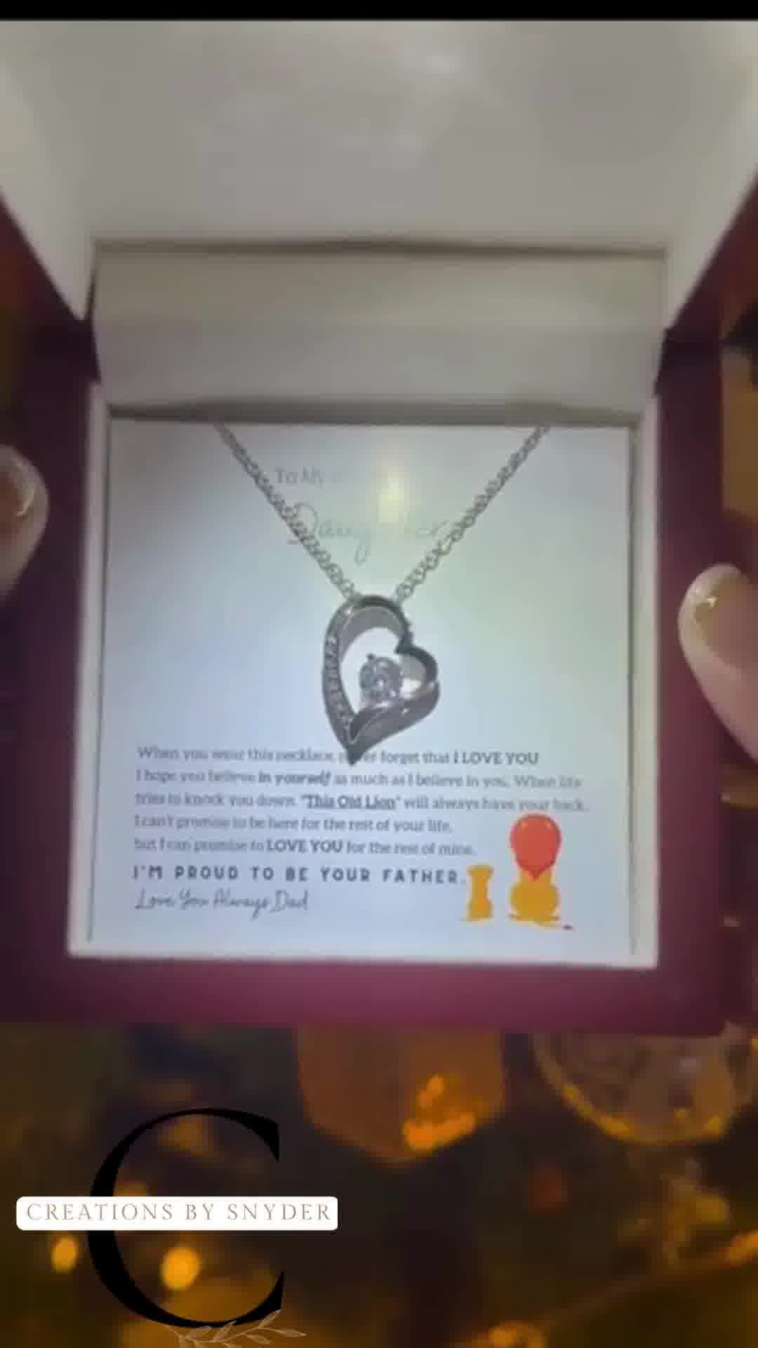 To My Daughter - I'm Proud To Be Your Father – Creations By Snyder 广告素材