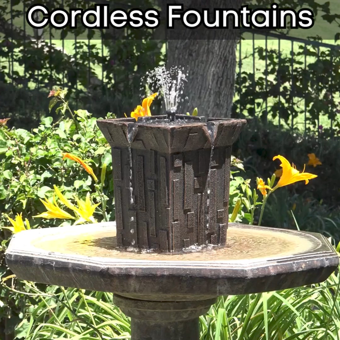 Fortezza Cordless Fountain Tower – Bernini Fountains