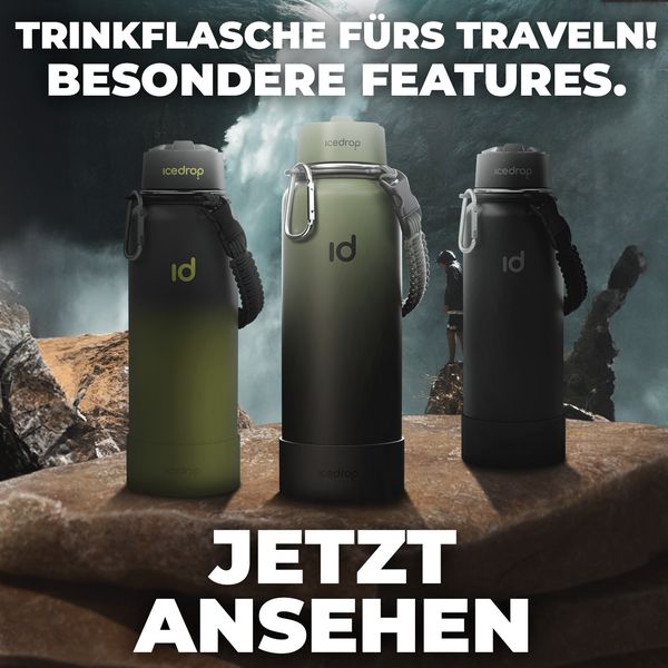 Hydrohike-Trinkflasche fürs Fitnessstudio und alle Sportarten! 广告素材