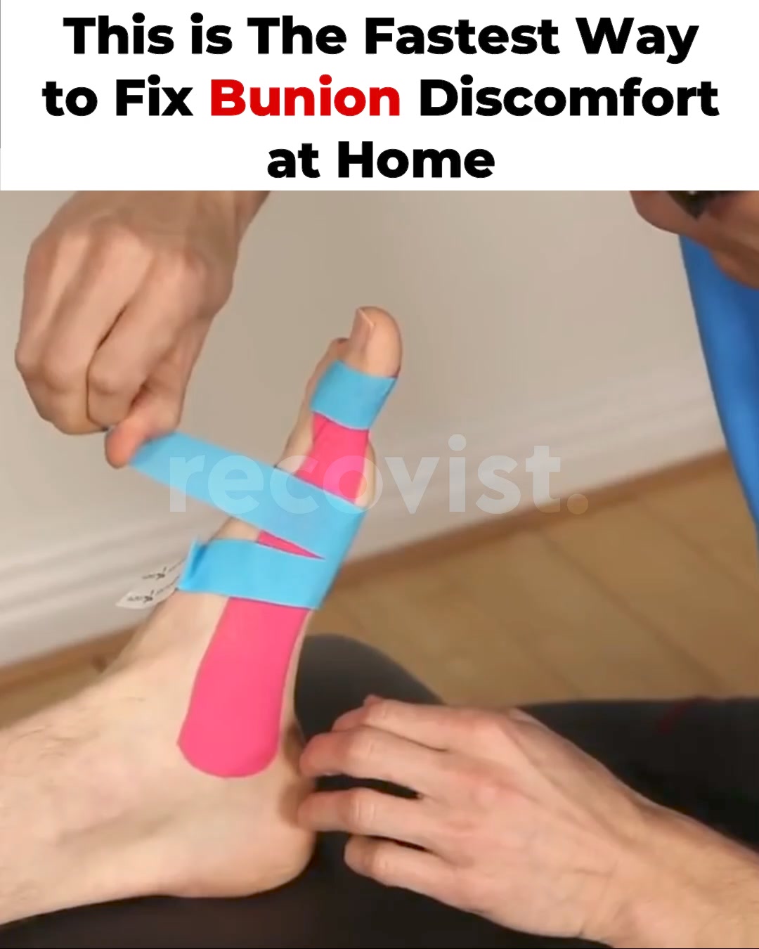 Recovist Bunion Brace 广告素材