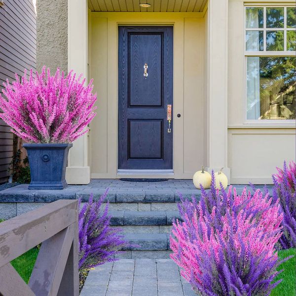 💐 Promotion 49% OFF💐Outdoor Artificial Lavender Flowers 广告素材