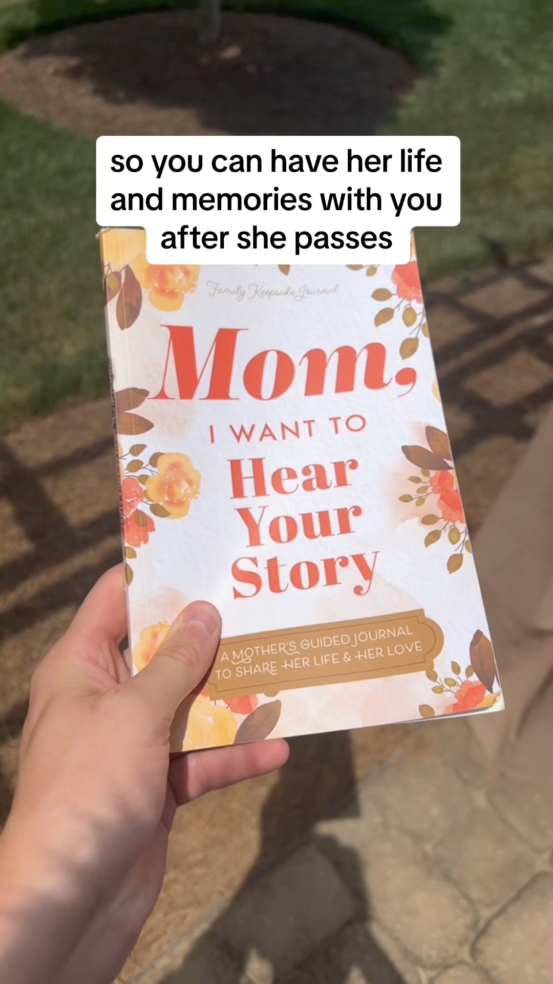 🔥LAST DAY 57% OFF - 💟''Mom, I Want to Hear Your Story'' Heirloom Edition - Time is slipping away 👨‍👧‍👦💞
