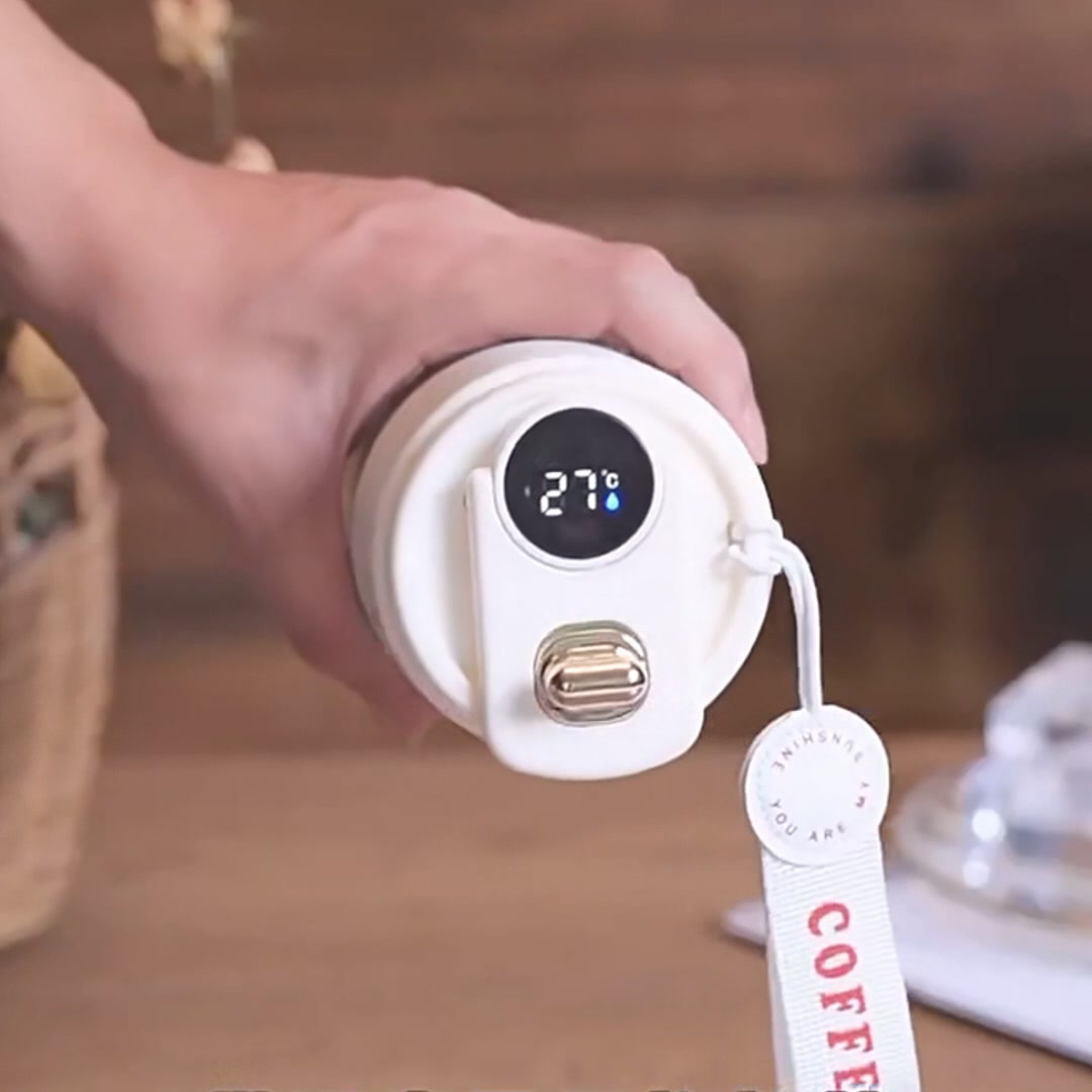 🎅Early Christmas Sale🎄 - Coffee Thermos With Temperature Display 广告素材