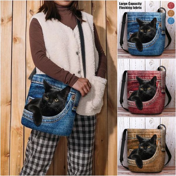 🐱Cute Cat Women's Crossbody Bag Shoulder Bag – Riverich