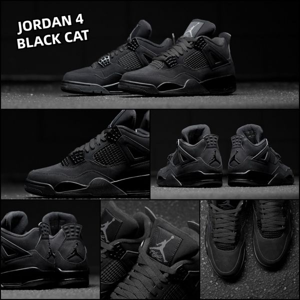 Air Jordan 4 Retro ‘Black Cat’ 2020 CU1110-010 – Skidge 广告素材