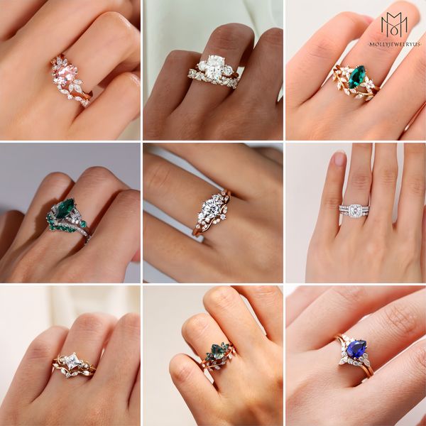 Gemstone Rings - MollyJewelryUS