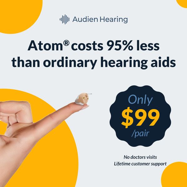 Audien Hearing | Best Cheap Hearing Aid Under $100