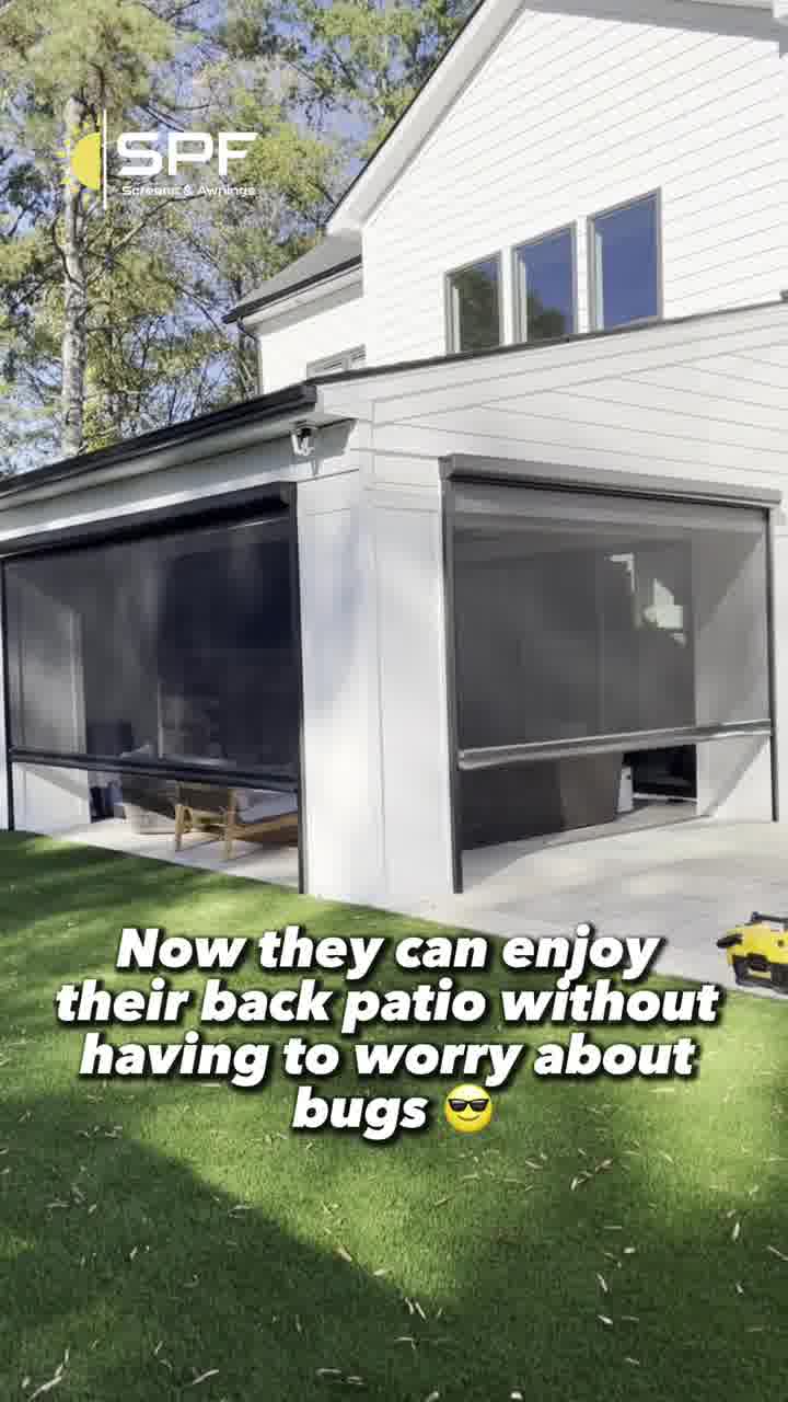 SPF Screens & Awnings | Retractable Shade Solutions 广告素材