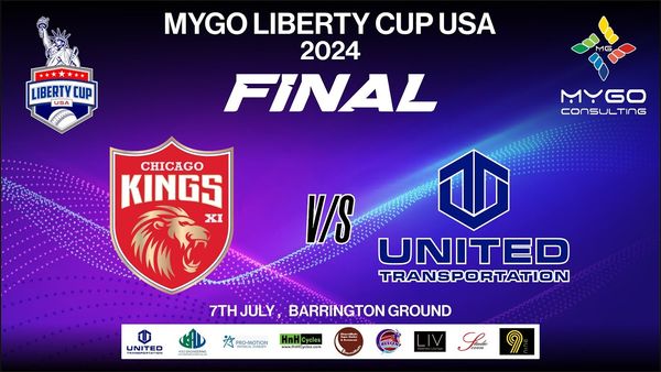MYGO Liberty Cup USA 2024 - Chicago Kings XI VS United XI - Final - YouTube ad creative