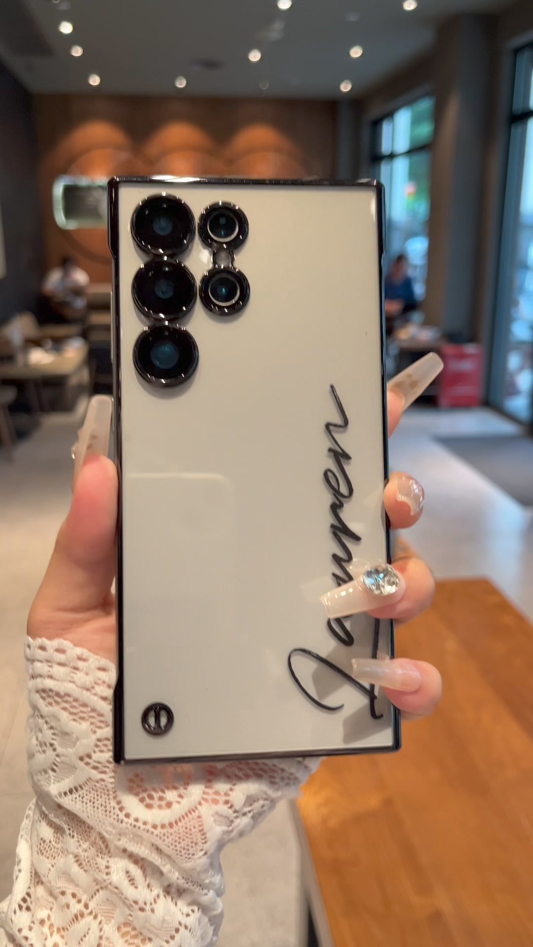 Personalized Name Customized Ultra-Thin Electroplating Frameless Mobil – sublau