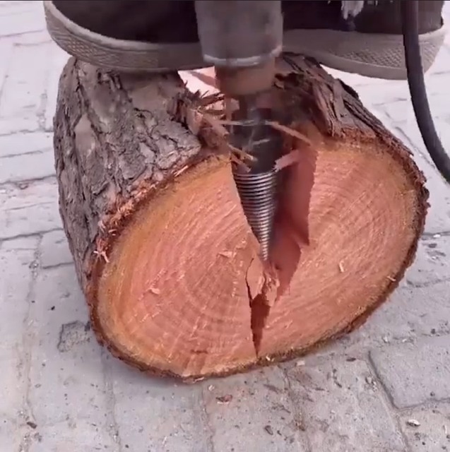 WOOD LOG SPLITTER FIREWOOD DRILL BIT