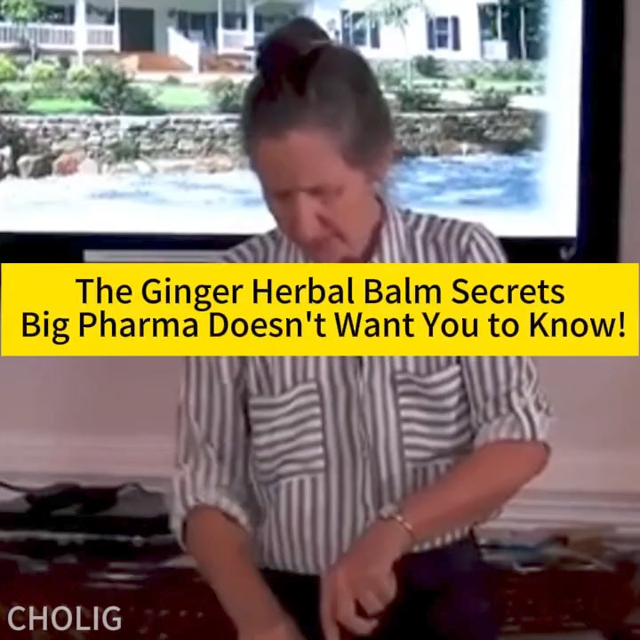 Pure Natural Ginger Herbal Balm 4OZ – CHOLIG