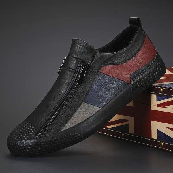Claude Monet Genuine Leather Sneakers