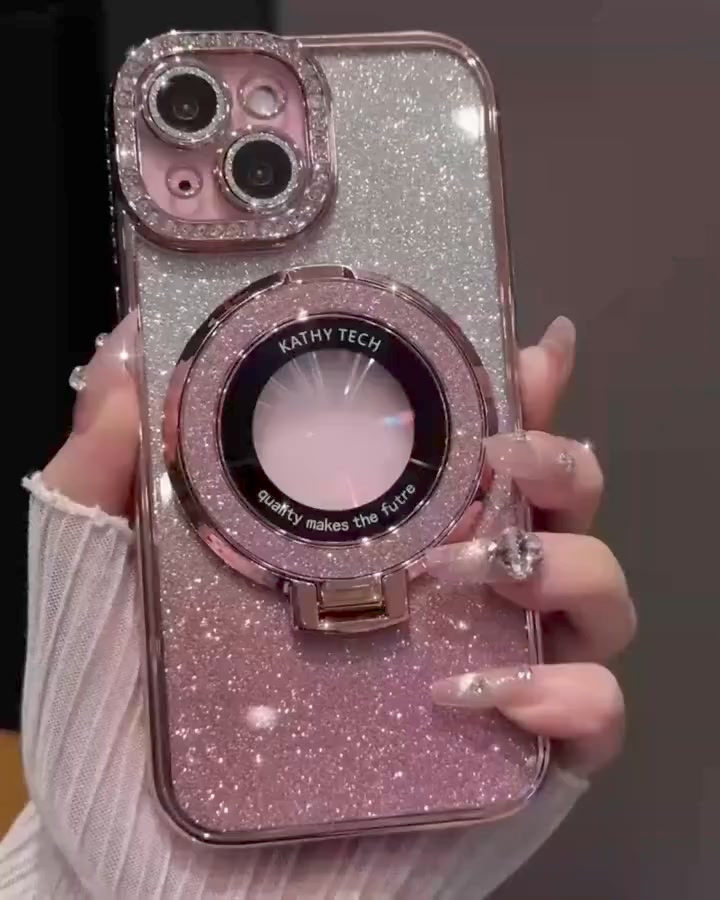 🎁Glitter Diamond Magnetic Ring Holder Case for iPhone