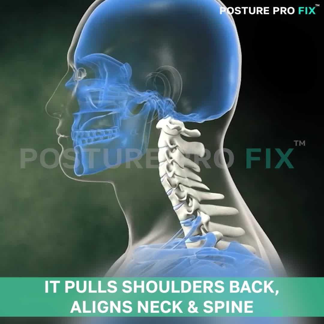 Posture Pro Fix™ Essential Neck & Shoulder Corrector 广告素材