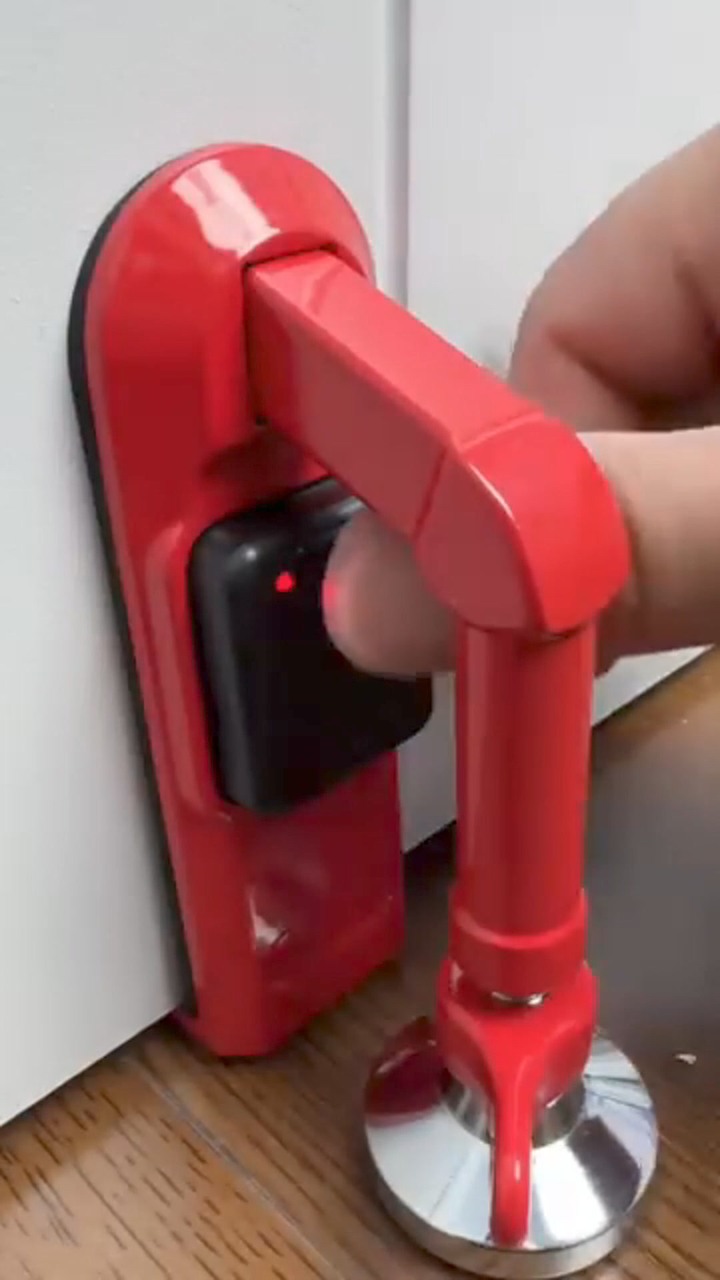 Portable Door Security Lock, Door Jammer 广告素材