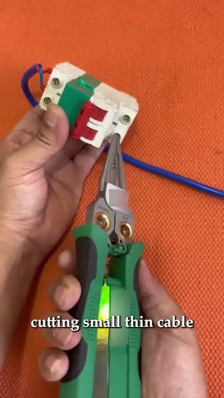 🔥8-in-1 multifunction wire tabisolier scissors with an electrical test 广告素材