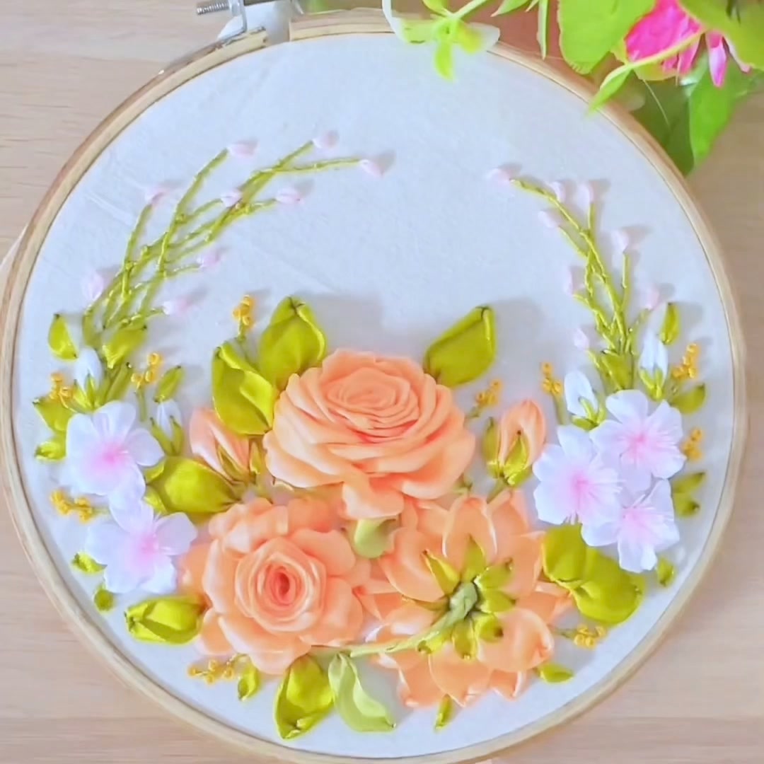 New Gorgeous Ribbon Embroidery Kit