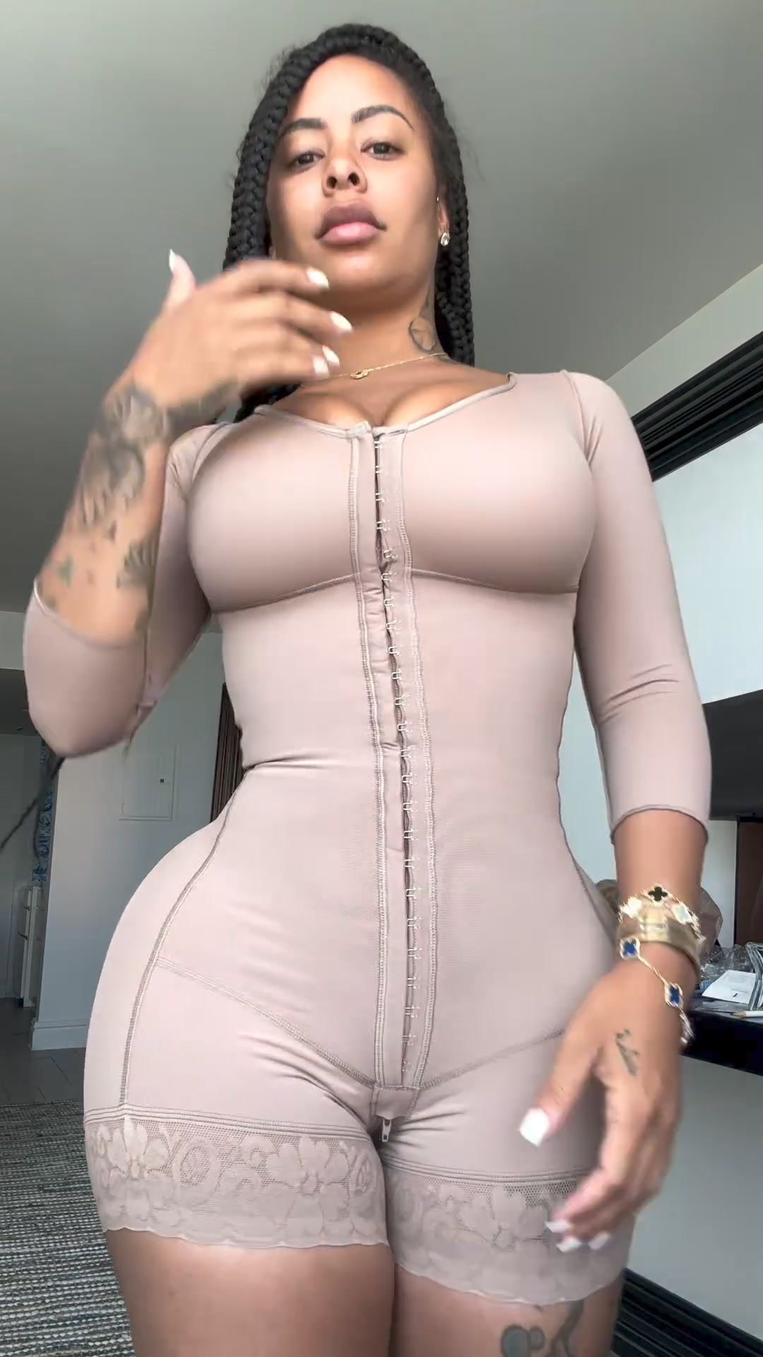 Long Sleeve Stretch Body Shaper (Pre-Sale)