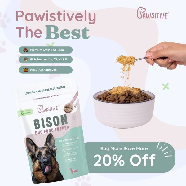 Bison Nutritional Topper – Pawsitive ad creative