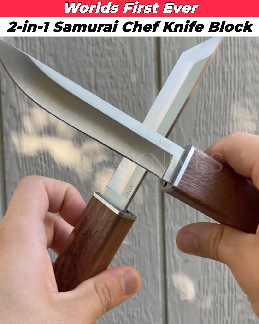 Dual Samurai Chef Knife – SamuraiKnives 广告素材