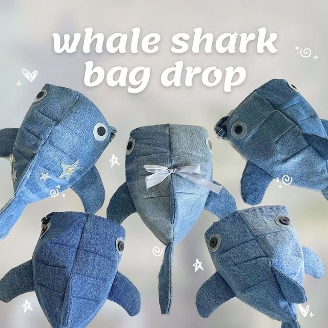 Whale Shark Crossbody Bag Pattern Template – With Instructions ad creative