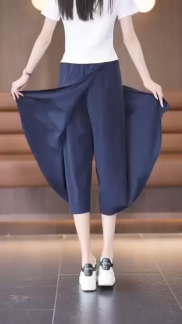 ８分丈ガウチョパンツ - 78buysale.com