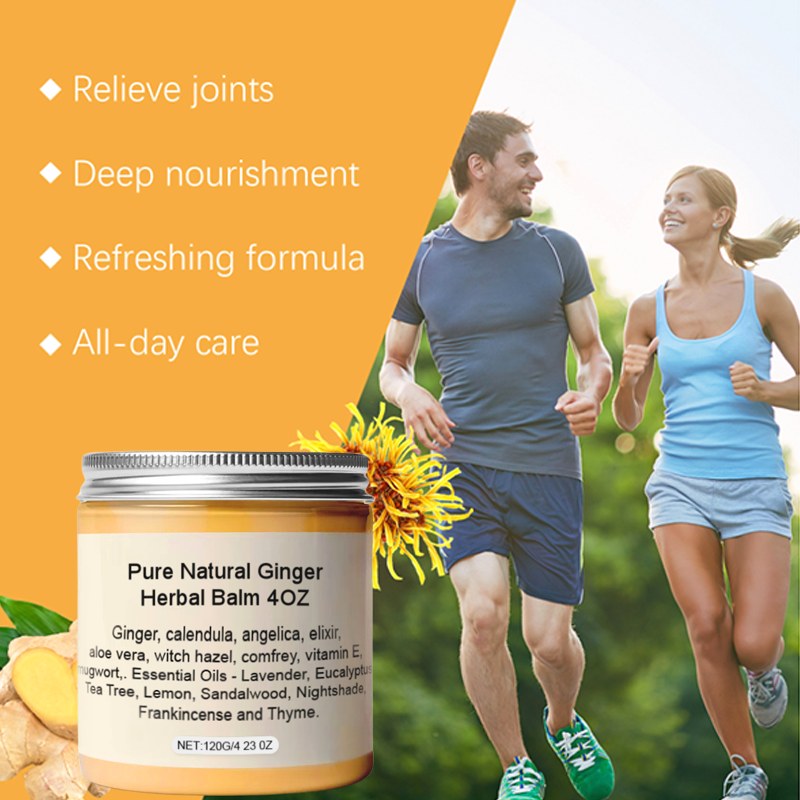 Pure Natural Ginger Herbal Balm 4OZ – Jiu'an