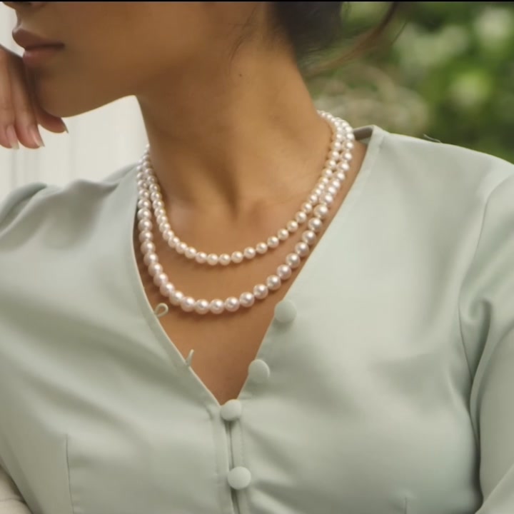 🎁50% OFF for a Limited Time Discount 🔥Japan AAAA Akoya Pearl Necklac 广告素材