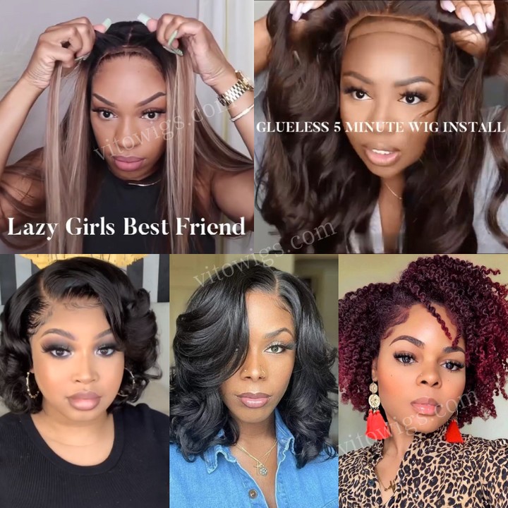 ANY 2 WIGS ONLY $40 广告素材