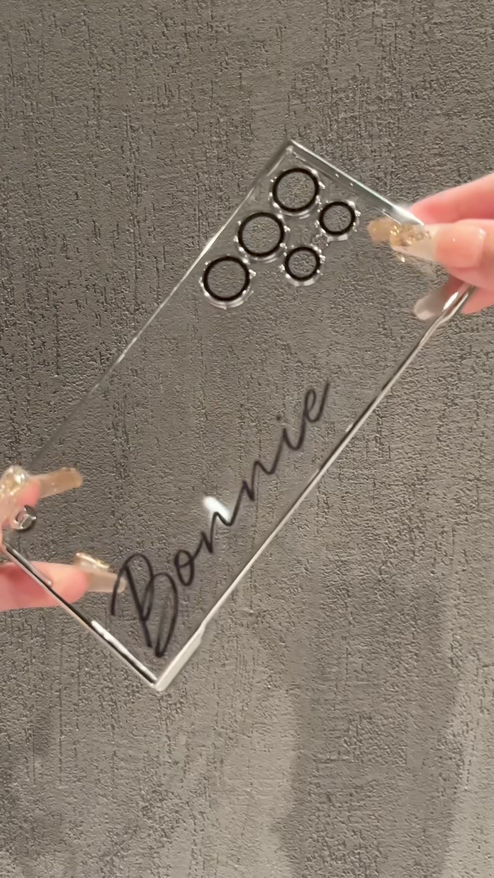 Personalized Name Customized Ultra-Thin Electroplating Frameless Mobil – sublau