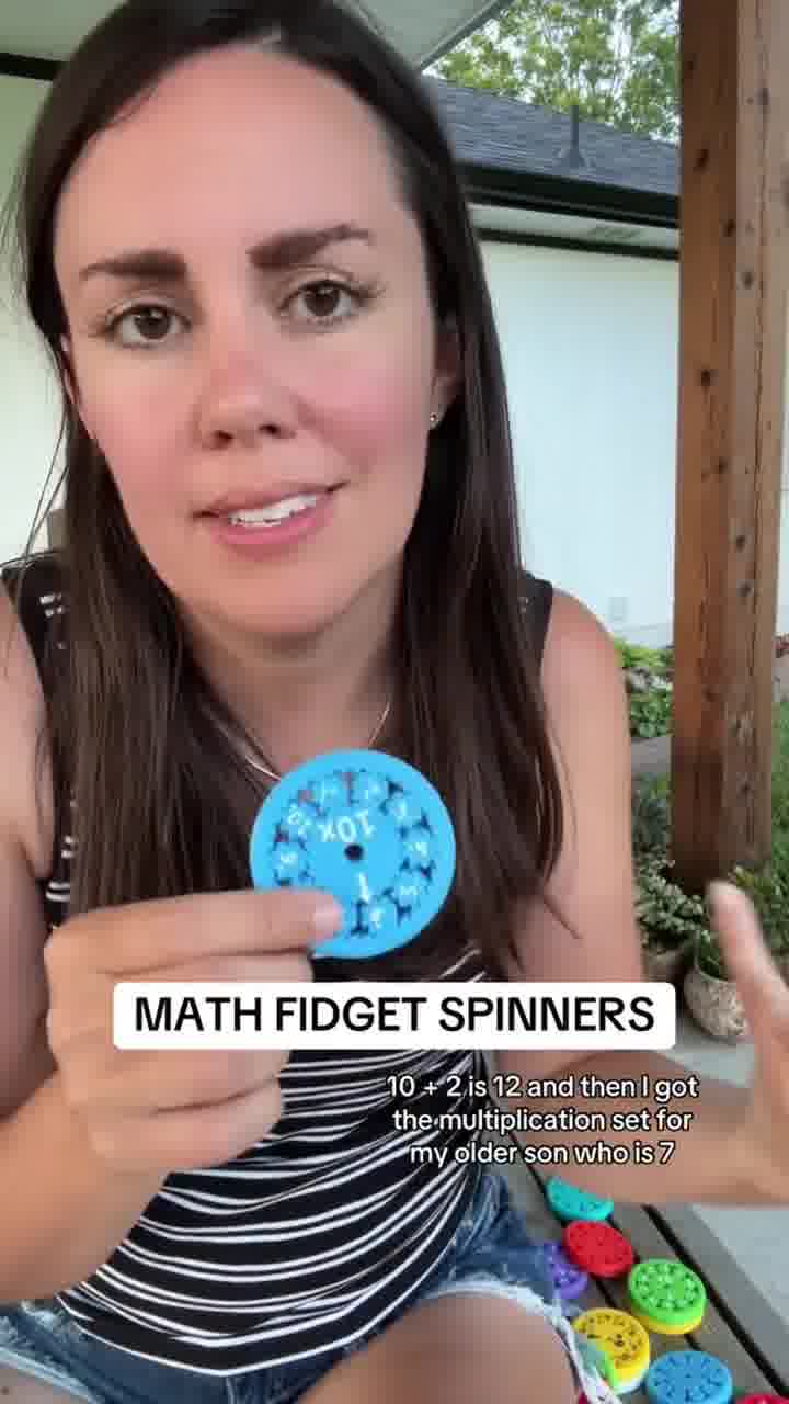 💥Last Day 49% OFF 💕2024 New Math Fidget Spinners 广告素材