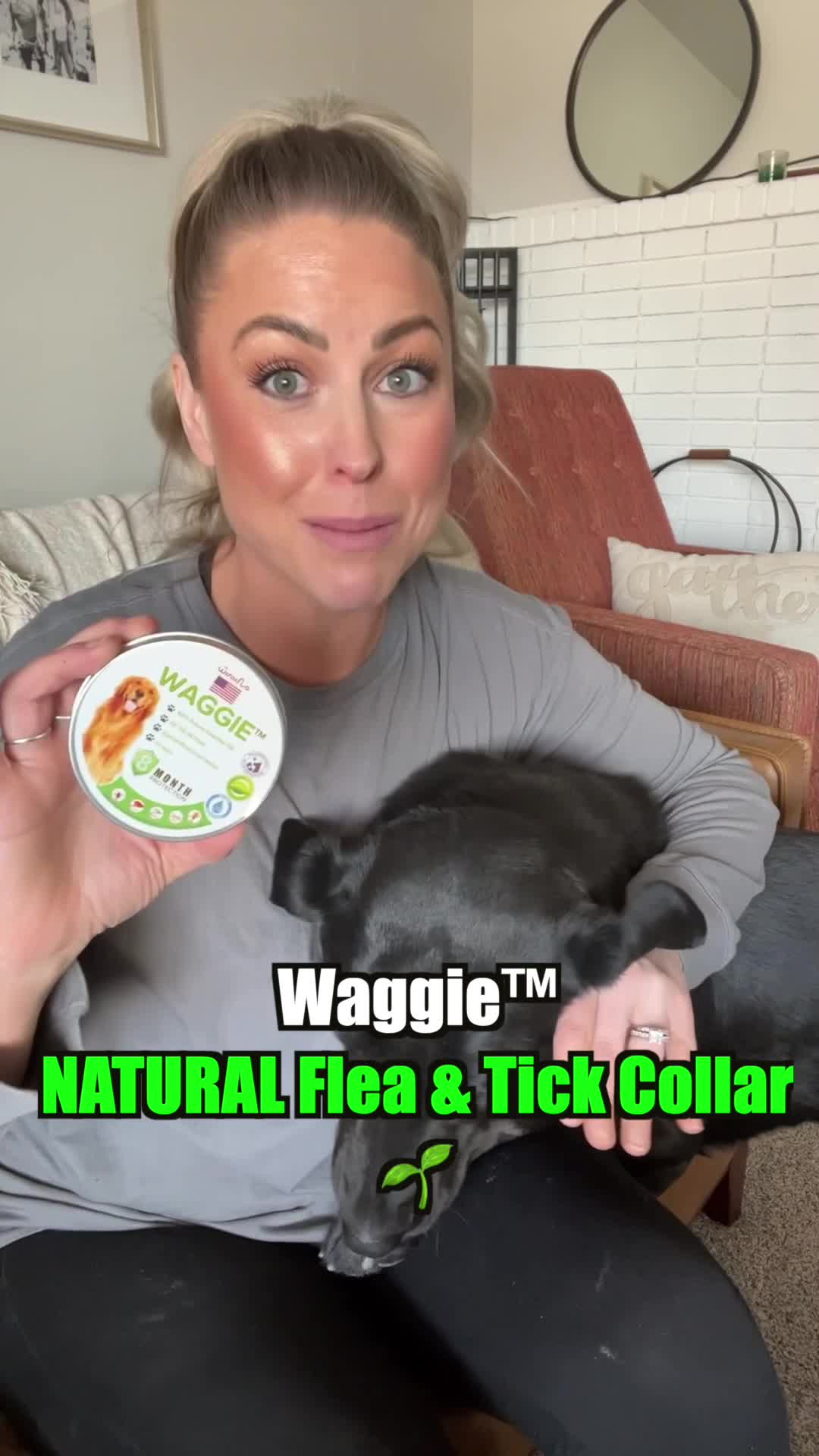Waggie⢠- Natural Anti-Flea, Tick, & Mosquito Collar (Safest 8+ Months – Winkflo 广告素材