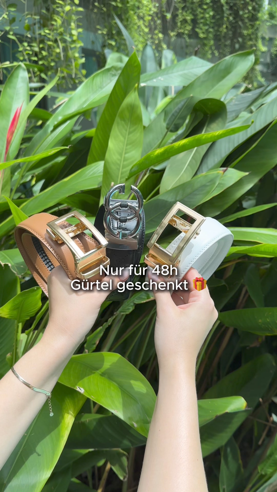MAJESTICE BELT: Easy-Click Automatik LedergÃ¼rtel fÃ¼r Damen + GRATIS Ge 广告素材