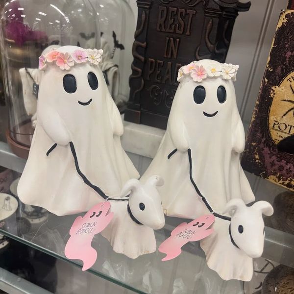 🎁Last Day 49% OFF -Halloween Ghost Walking Dog Statue2024✨🔥👻 广告素材