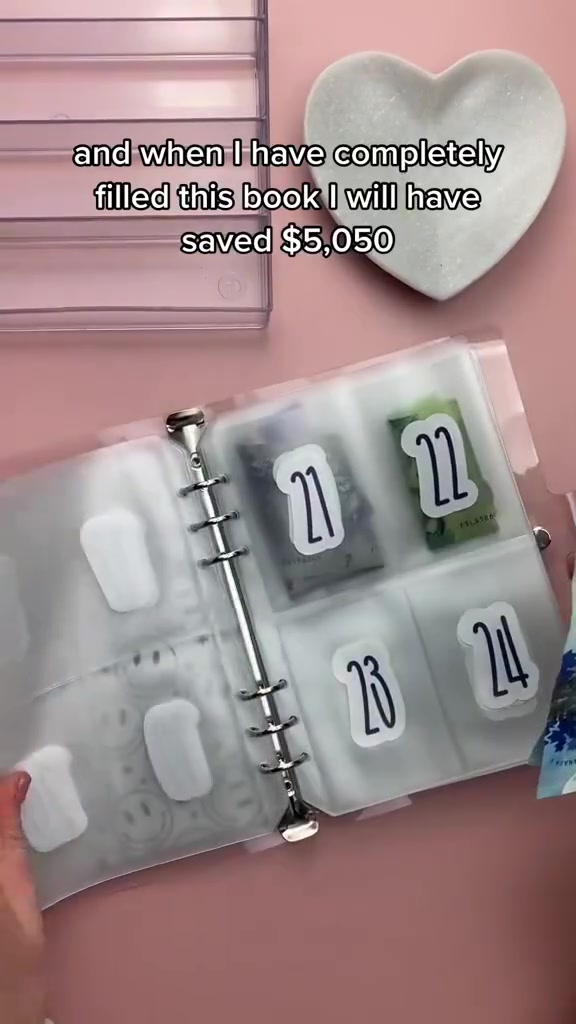 100 Envelope Savings Challenge Binder