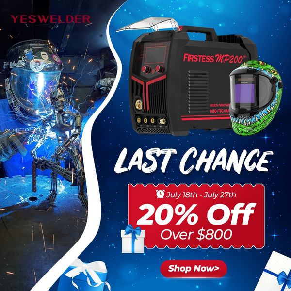 FIRSTESS MP200 5-in-1 Welder & Cutter – YesWelder 广告素材