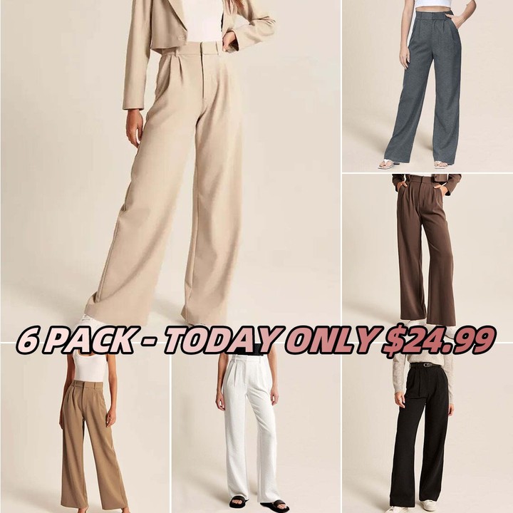 💗Lightweight Tailored Premium Fabric Wide Leg Pants💗 - charrmn