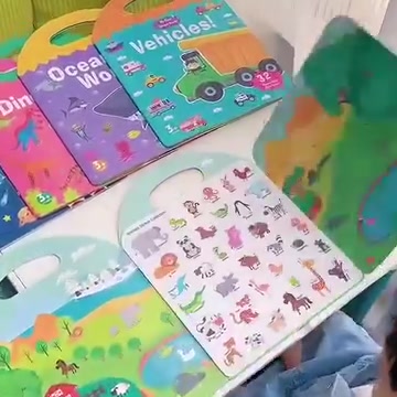 🔥Reusable Sticker Book - Keep Kids off Devices!✨ - Highlighte 广告素材