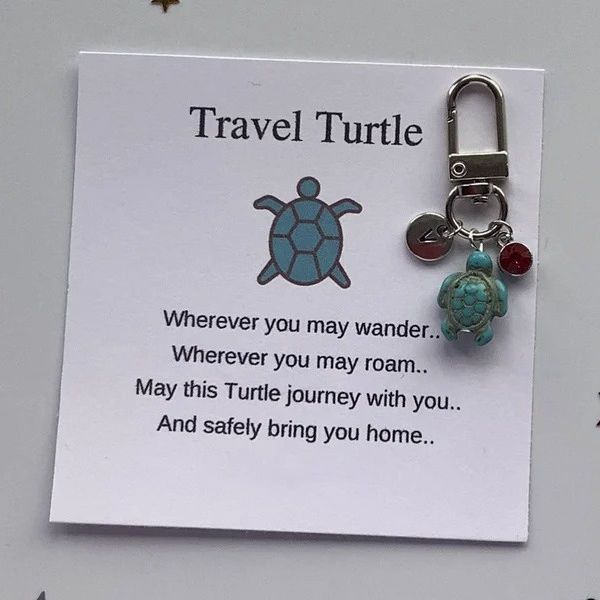 🎁🐢Handmade Turtle Keychain - BISCUITM 广告素材