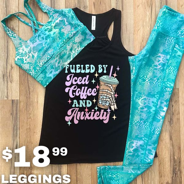 Fueled By Iced Coffee And Anxiety Outfit – Constantly Varied Gear 广告素材