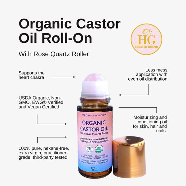 Organic Castor Oil 16.9oz – Holistic Goddess 广告素材