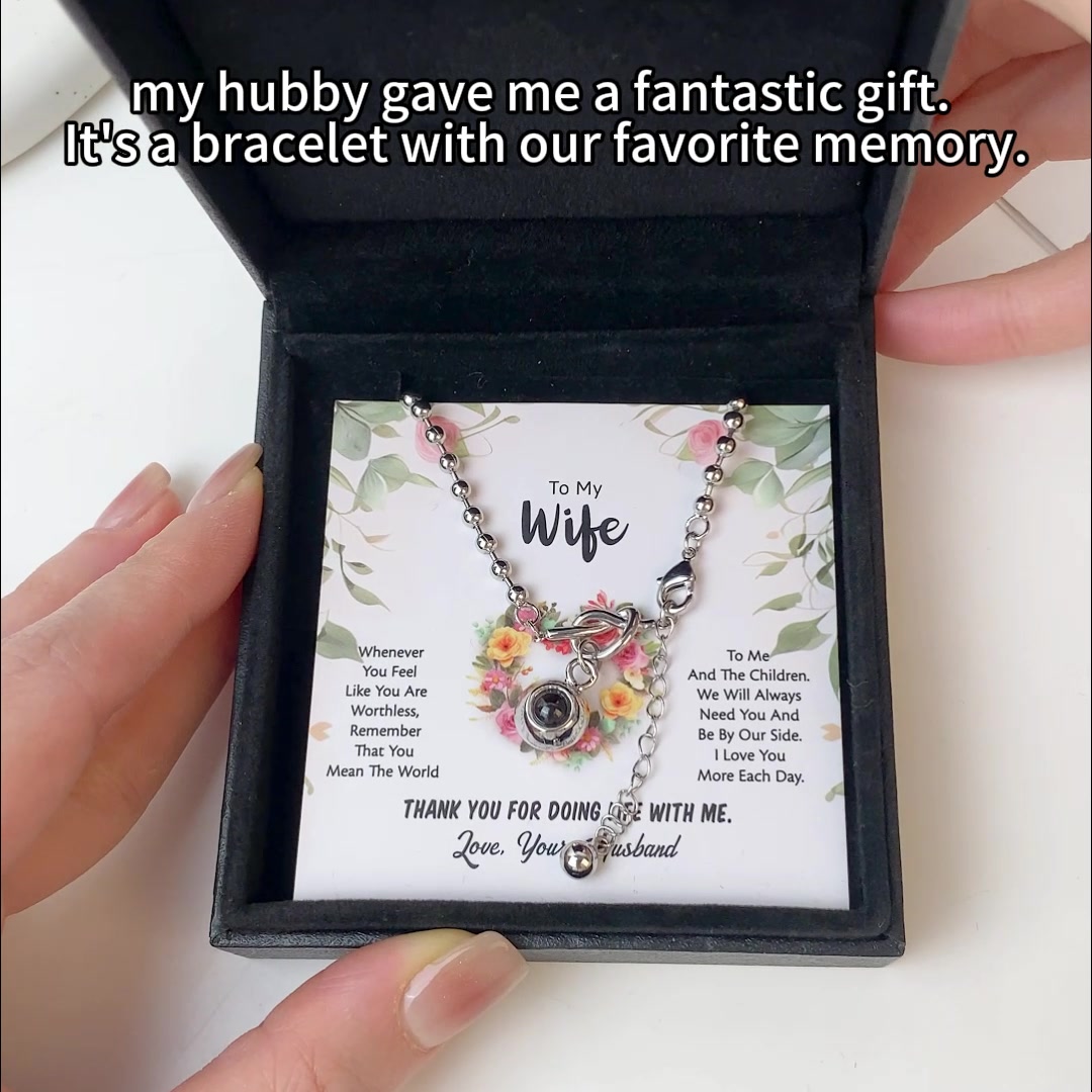Custom Projection Bracelets-Fashion Gift Ideas for Couples- Soufeel Personalized Jewelry