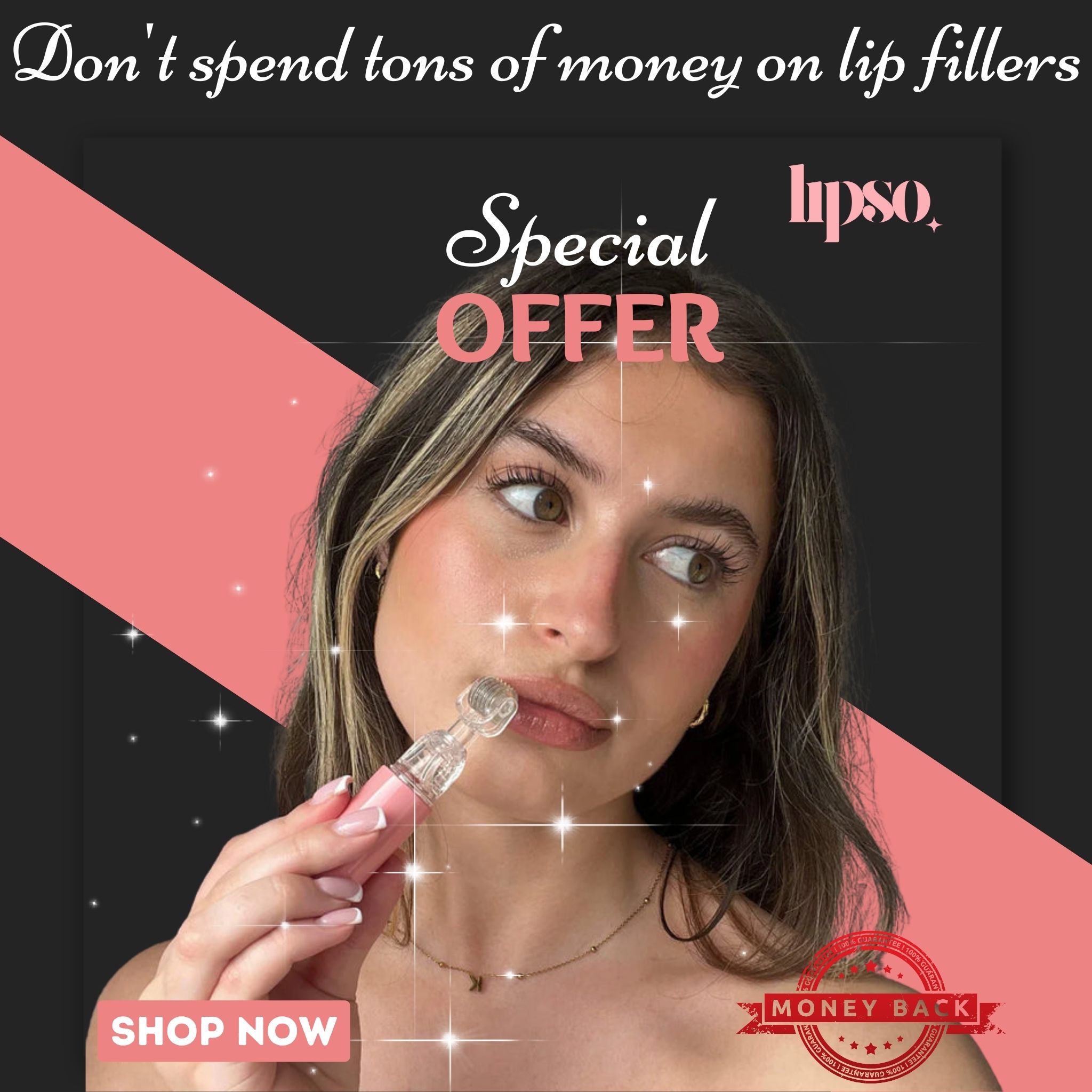 LIPSO™ Lip plumps ad creative